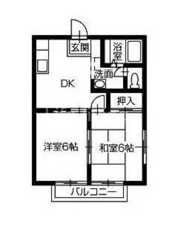 ディアス住吉の物件間取画像